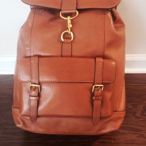 Coach Leather Backpack - Brand New